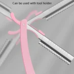 5 Box / Set Eyebrow Trimming Blade Stainless Steel Eyebrow Scraper - Image 7