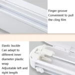 Suction Cup Type Cling Film Cutter Household Plastic Wrap Adjustable Storage Cutting Box - Image 4