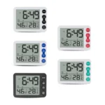 Multifunctional Indoor Thermometer And Hygrometer Large Screen Alarm Clock Kitchen Electronic Countdown Timer - Image 2