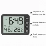 Multifunctional Indoor Thermometer And Hygrometer Large Screen Alarm Clock Kitchen Electronic Countdown Timer - Image 4
