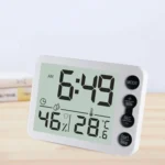 Multifunctional Indoor Thermometer And Hygrometer Large Screen Alarm Clock Kitchen Electronic Countdown Timer - Image 7