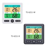 Indoor Color Digital Display Thermometer & Hygrometer Household Large-Screen Electronic Clock - Image 2