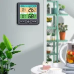 Indoor Color Digital Display Thermometer & Hygrometer Household Large-Screen Electronic Clock - Image 7