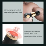 Mini Fascia Gun Small LCD Screen Muscle Massager - Image 6