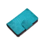 Ladies Python Texture Leather Clutch Embossed Zipper Wallet