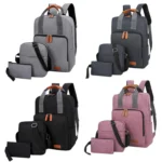3 In 1 Travel Backpack Student School Bag USB Computer Backpack - Image 2