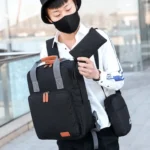 3 In 1 Travel Backpack Student School Bag USB Computer Backpack - Image 7