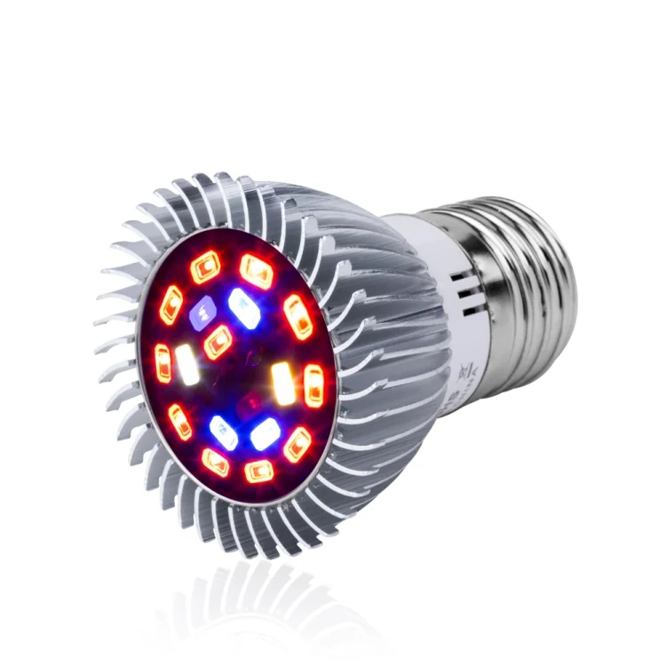 2 PCS LED Plant Growth Lamp Full Spectrum Plant Fill Light Cup