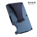 Carbon Fiber Wallet Metal RFID Bank Card Holder