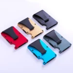 Carbon Fiber Wallet Metal RFID Bank Card Holder - Image 2