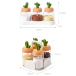 1160 Cactus Kitchen Season Tank Seasoning Bottle Combination Set - Image 3