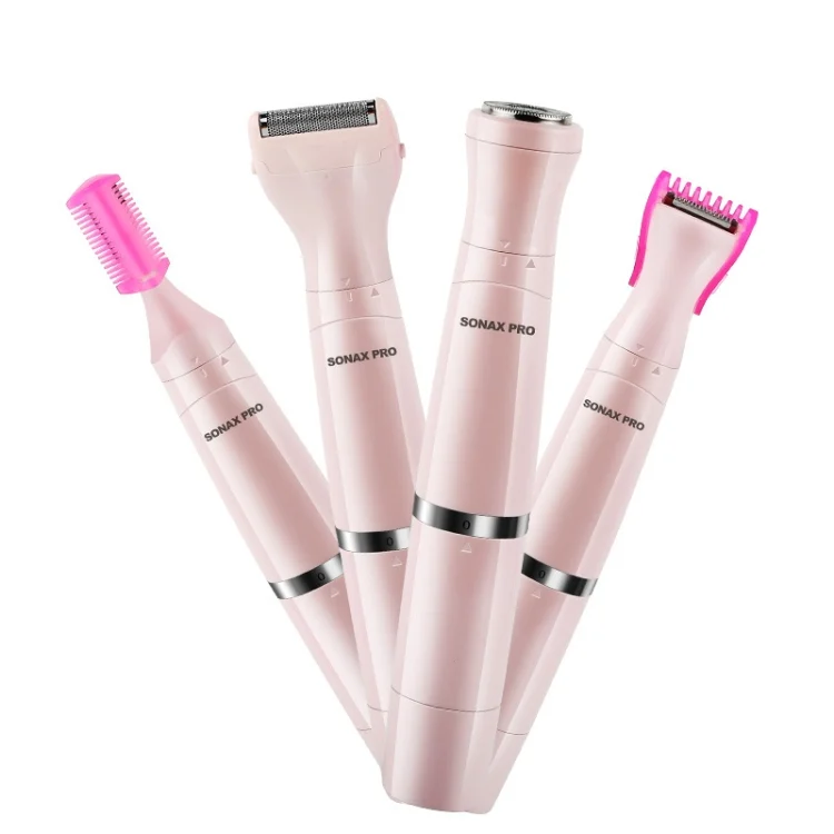 TBD0572193201A_1.webp SONAX PRO SN-8933 4 In 1 Electric Women Shaver Multi-Function USB Charge Scraping Knife Hair Removal Device - Image 7