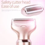 SONAX PRO SN-8977 Ladies Shaver 2 In 1 Washable USB Charging Hair Removal Device - Image 4