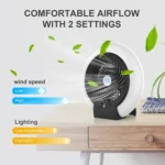 TW-8003 Outdoor Camping Light Rechargeable Camping Portable Fan - Image 3