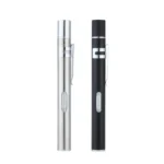 Flashlight Pupil Pen Light Yellow White Dual Light Source Dental Light LED Stainless Steel Morning Inspection Light - Image 2