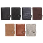 Dual Card Aluminum Alloy Card Box RFID Anti-Theft Wallet - Image 2