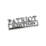 2 PCS Patriot Edition Metal Leaf Board Car Stickers Back Tail Box Label
