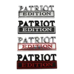 2 PCS Patriot Edition Metal Leaf Board Car Stickers Back Tail Box Label - Image 2