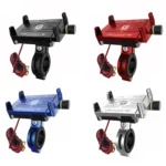 Kewig M6 Aluminum Alloy Motorcycle Mobile Phone Bracket Rechargeable With Switch Waterproof Stable Navigation Bracket - Image 2