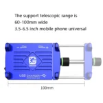 Kewig M6 Aluminum Alloy Motorcycle Mobile Phone Bracket Rechargeable With Switch Waterproof Stable Navigation Bracket - Image 3