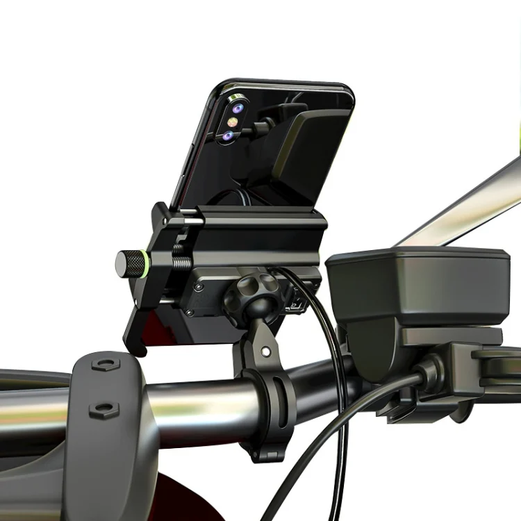 TBD0572215801_B6.webp Kewig M6-S 12V Motorcycle Waterproof Aluminum Alloy Mobile Phone Bracket With QC3.0 Fast Charging - Image 7