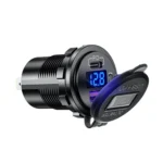 12V Modified Car USB Charger With Voltage Display PD QC3.0 Socket - Image 4