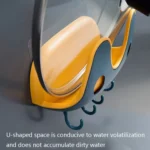 Exhaust Hole Two-Color Pot Cover With Hook Multi-Function Storage Shelf - Image 5