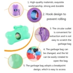 10 PCS BG-W085 Pet Bone Type Garbage Box Toilet Picker And Practical Pet Cleaning Supplies Color Random Delivery - Image 5