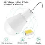 LED Solar Bulb USB Portable Outdoor Emergency Light Bulb Camping Lighting - Image 3