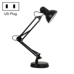 Wrought Iron Children Learning Desk Lamp Folding LED Eye Protection Lamp, US Plug