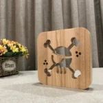 FS-T1875W 2.5W Pirate Shape Solid Wood Table Lamp LED Night Light - Image 2