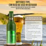 Ultrasonic Canned Beer Bubbler Wine Bottle Shape Beer Bubbler - Image 3