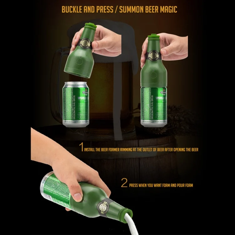 TBD0572246601_B4.webp Ultrasonic Canned Beer Bubbler Wine Bottle Shape Beer Bubbler - Image 5