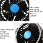 Car Fan Portable Mini Adjustable Car Double-Headed Electric Fan - Image 4