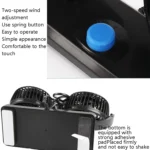 Car Fan Portable Mini Adjustable Car Double-Headed Electric Fan - Image 5