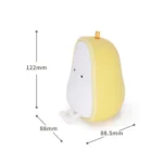 Pear Shape Night Light Silicone Soft Bedroom Warm Light LED Night Light - Image 3
