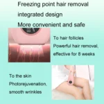 Home Laser Freezing Point Hair Removal Apparatus Full Body Beauty Portable Hair Removal Apparatus - Image 3