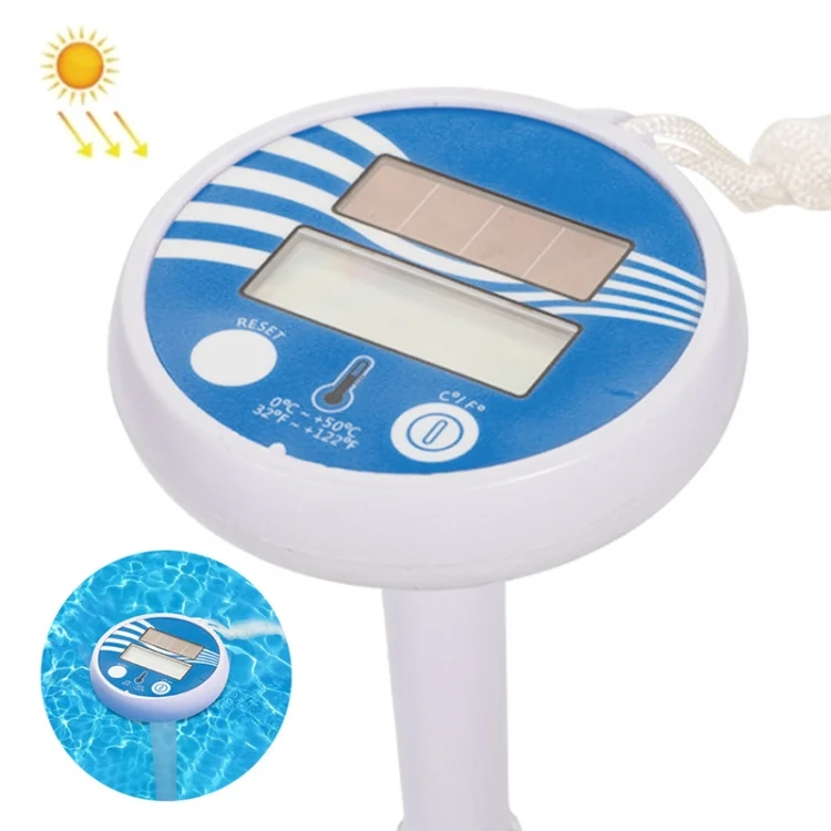 BL9057 Solar Swimming Pool Thermometer Swimming Pool Equipment Floating Water Thermometer with Digital Display Function