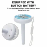 BL9057 Solar Swimming Pool Thermometer Swimming Pool Equipment Floating Water Thermometer with Digital Display Function - Image 5