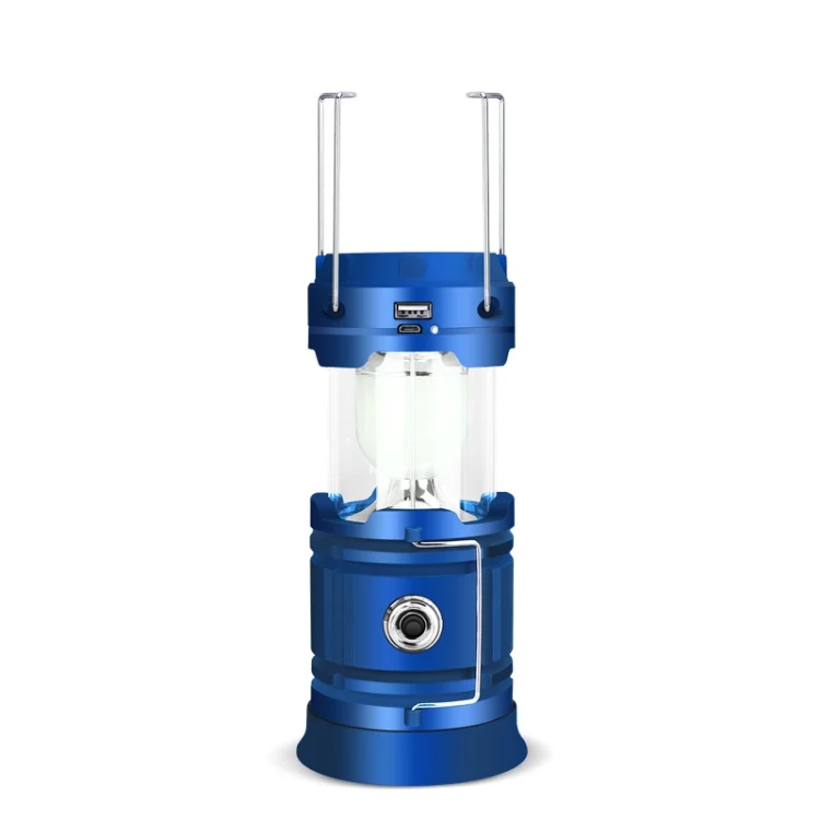 5803 Solar Camping Lamp Outdoor LED Emergency Portable Light Support USB Output