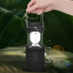 5803 Solar Camping Lamp Outdoor LED Emergency Portable Light Support USB Output - Image 3