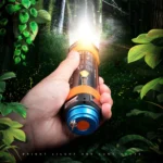 Outdoor LED Camping Light Multi-Function Emergency IP68 Waterproof Flashlight with Mosquito Repellent / Warning Function - Image 3
