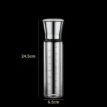 304 Stainless Steel Sea Salt Pepper Grinder Home Pepper Coffee  Manual Grinding Bottle - Image 6