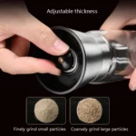 304 Stainless Steel Sea Salt Pepper Grinder Home Pepper Coffee  Manual Grinding Bottle - Image 2