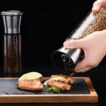 304 Stainless Steel Sea Salt Pepper Grinder Home Pepper Coffee  Manual Grinding Bottle - Image 4