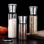 304 Stainless Steel Sea Salt Pepper Grinder Home Pepper Coffee  Manual Grinding Bottle - Image 5