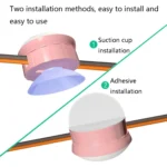 Cosmetic Room Bathroom Mirror Front Light USB Three-Color Dimming Light - Image 4