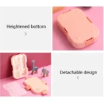 XINGCHENG XC-451 Microwave Student Lunch Box Plastic Compartment Portable Lunch Box - Image 7