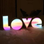 HS-1255 Wedding Valentine Day Confession LOVE LED Letter Lamp Love Theme Modeling Lamp