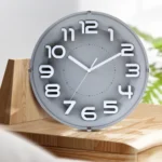12 Inch Living Room Silent Wall Clock Round Stereo 3D Digital Wall Clock - Image 6